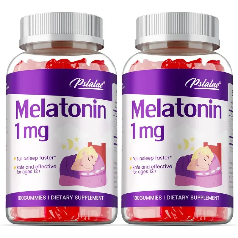 Melatonin Gummies 1mg - Children's Sleep Aids Promote Healthy Sleep, Help Children Fall Asleep Faster, and Increase Energy