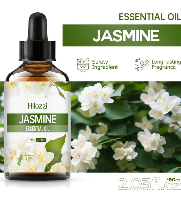 Jasmine essential oil facial skin care oil moisturizing body care massage oil aromatherapy essential oil lasting fragrance