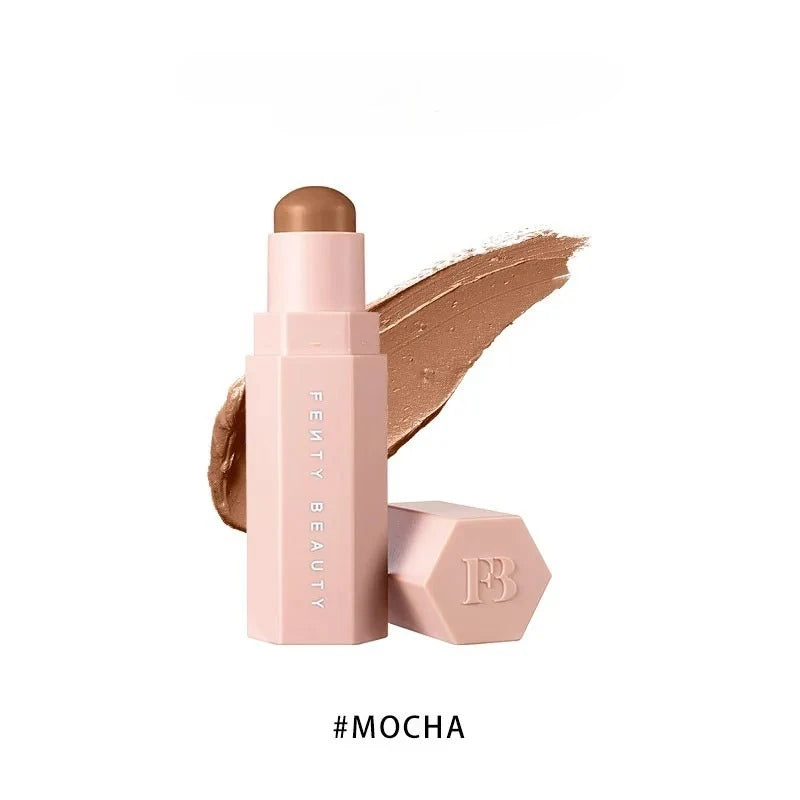 Fenty Beauty Multi-color Contour Stick Concealer Facial Matte 3D Diamond Highlight Non Fading Water Gloss Lip Glaze Gloss Makeup