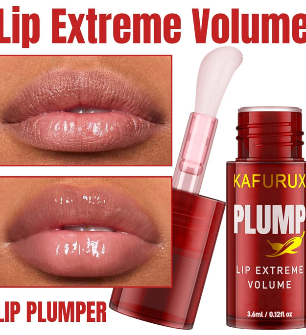 1PC Lip Plump Long Lasting Lip Oil Moisturizing Lip Gloss Serum Instant Volumising Essence Oil Repair Lip Fine Lines Increase El