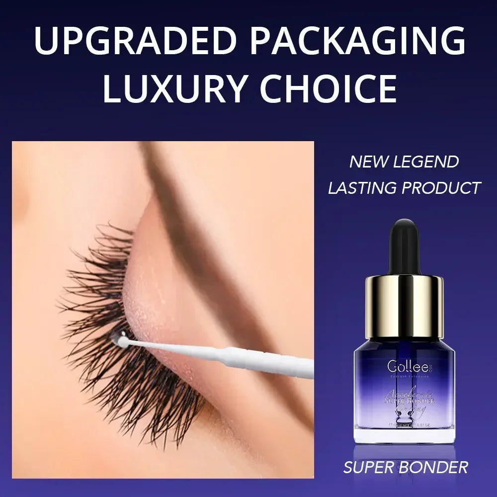 Gollee Super Bonder 1/3/5pcs Lash Longer Lasting Oilproof for golle Eyelash Extension Bonder Eyelash Enhance eyelash adhesion