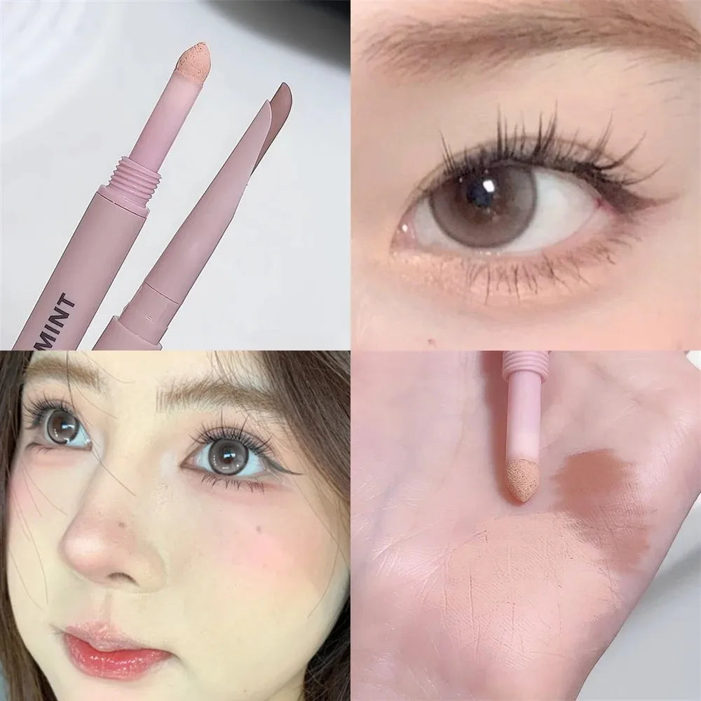 Double-end Lying Silkworm Eyeliner Pencil Diamond Glitter Matte Aegyosal Pen Brightening Cream Shadow Highligher Eye Makeup