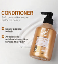 PURC Morocco Argan Oil Shampoo Conditioner Set Smoothing Nourishing Repair Damaged Frizz Hair Scalp Treatment Hair Care - BlissFully