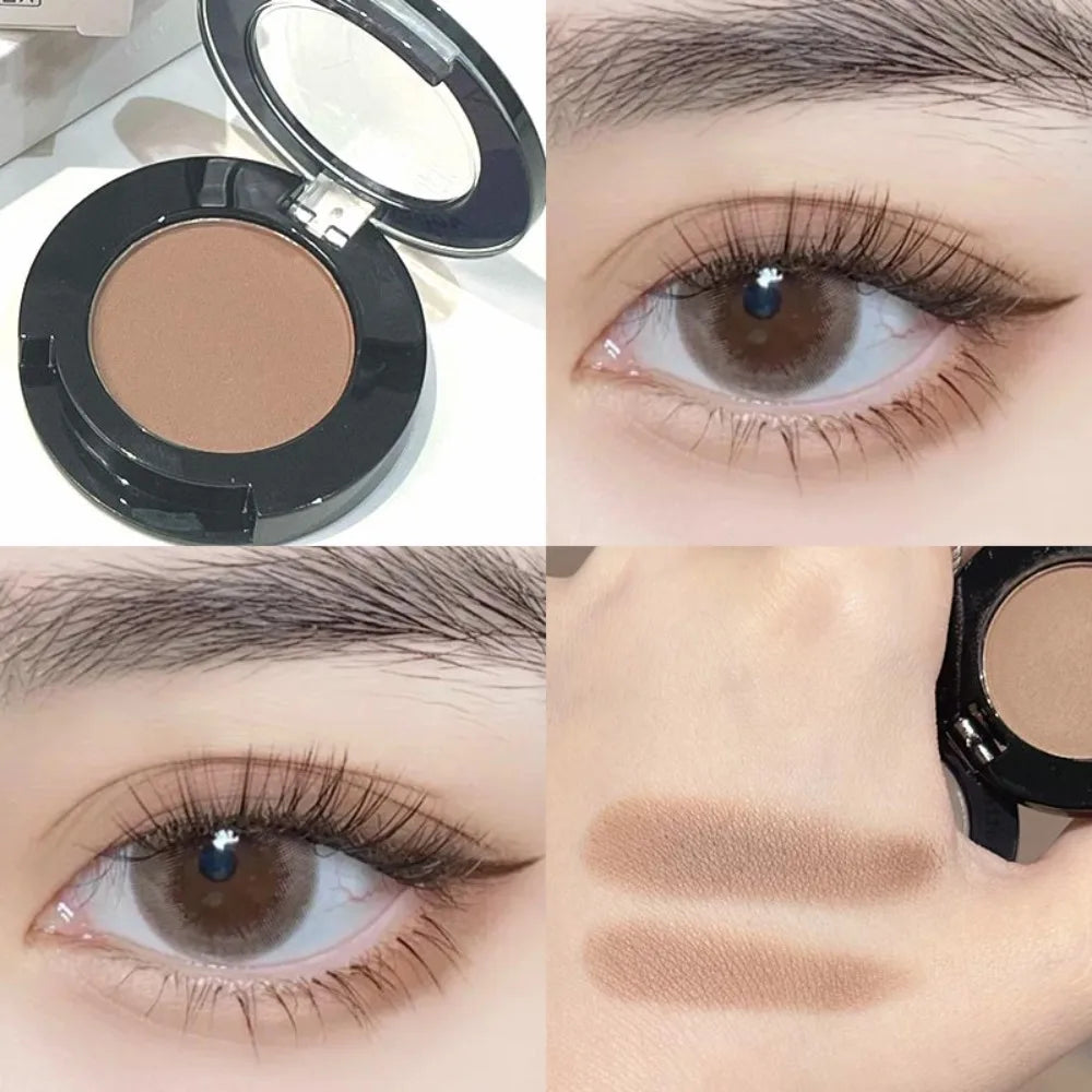 Eyeshadow Illuminator Matte White Highlighter Brighten Palette Lasting Shimmer Glitter Highly Pigmented Monochrome Eyes Makeup