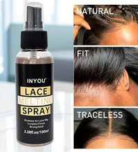 100ML Lace Wig Melting And Holding Spray Strong Natural Finish Wig Adhesive Glue for Lace Front Melt Super Hold Hair Spray - BlissFully