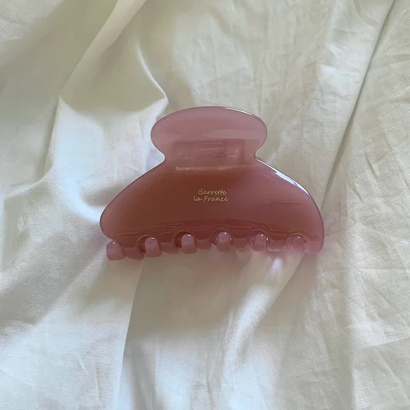 Elegant Acetate Hair Claw Medium Size Sweet Hair Clip Shark Clip Women Hair Accessories Headwear