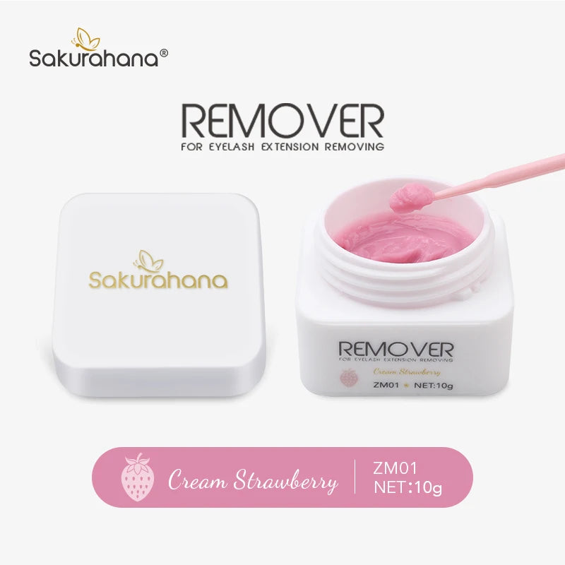 SAKURAHANA Eyelash Glue Remover Remover Gel Cream Korea Professional No Stimulation Remover Makeup Lash Glue Remover Cream