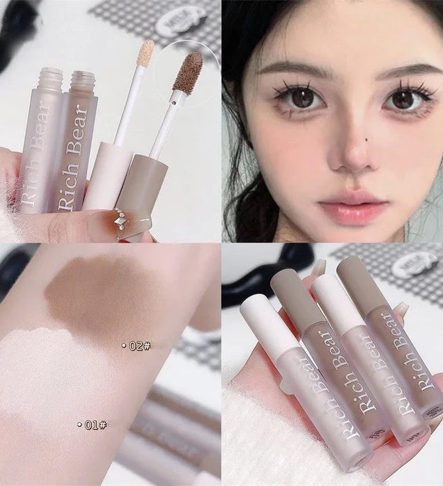 Brown Bronzer Contouring Stick Waterproof Liquid Texture Highlighters Shadow Contouring Pencil Face Brightening Cosmetics Makeup