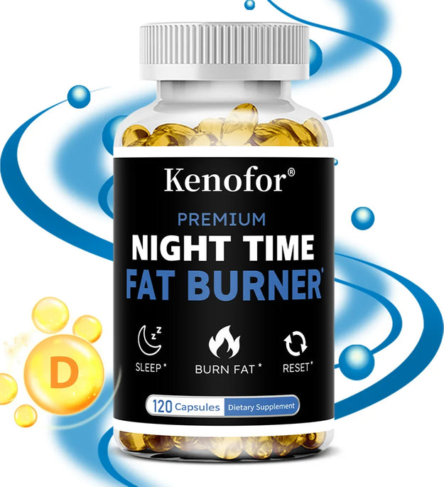 Nighttime Fat Burner Supplement - for Weight Loss, Boost Metabolism, Suppress Appetite Diet,Healthy Weight Management
