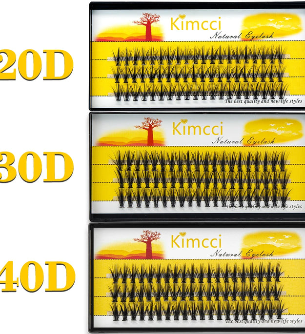 20D/30D/40D/50D 60 Bundles Mink Eyelashes Extension Natural 3D Russian Volume Fake Lashes Individual Cluster Makeup  Tools Cilia