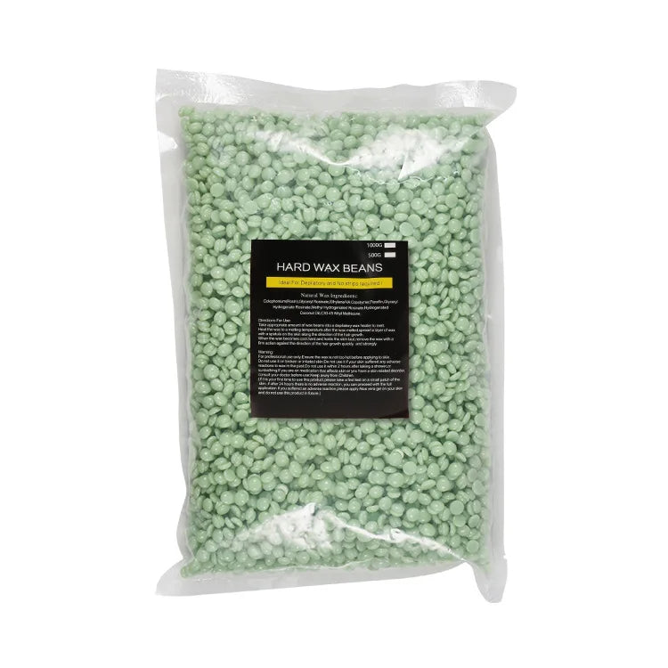 500g/Pack Wax Beans Depilatory Hot Film Pellet Removing Bikini Face Hair Legs Arm Hair Removal Bean Unisex Hair Removal