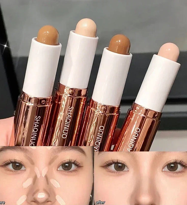 Highlighting&Bronzer Stick Face Brightening Shaping Concealer Pencil 3D Long Lasting Corrector Nose Shadow Contouring Cosmetics