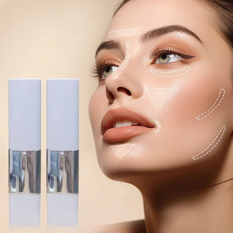 Lazy foundation stick, moisturizing and natural concealer makeup,matte makeup base,rare beauty,Keep makeup and sweat