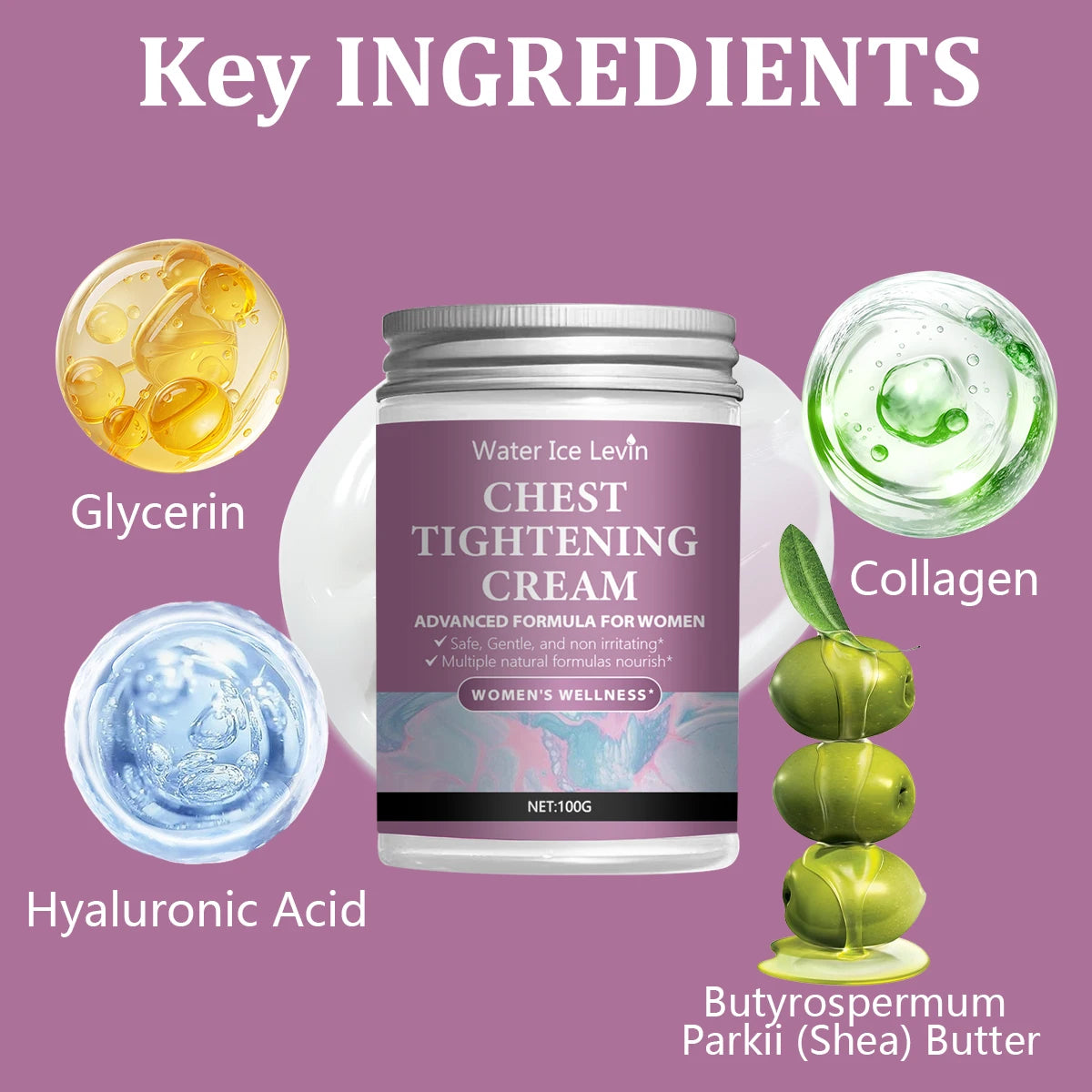 Chest Firming Cream - Lightweight Texture - Deep Hydration - Smooth & Plump Skin