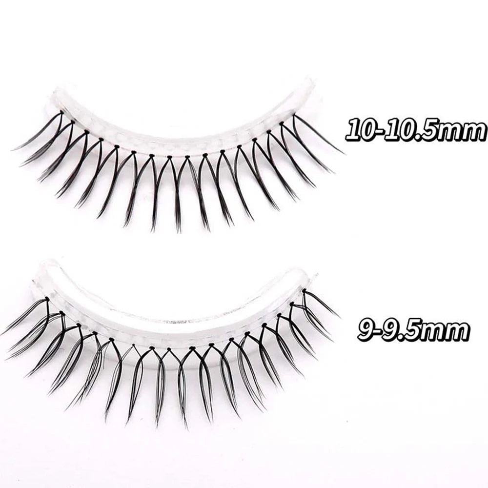 Individual Noglue Fake Eyelashes Artificial Magnetic Idol Lashes Girl Group Eye Nature Lash Extension Cosplay Cosmetics Anime