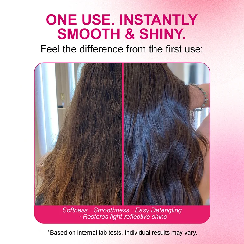 PURC Keratin Repairing Hair Mask Smoothing Softness Reduces Dryness Frizz Collagen Nourish Hair Conditioner 200g