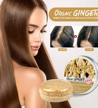 60g Natural Ginger Shampoo Soap Reduce Hair Loss Clean Dandruff Nourish Moisturize Scalp Improve Hair Quality Hair Care Product - BlissFully