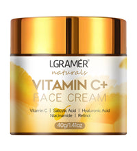 Vitamin C Face Cream Retinol Smooth Wrinkle Moisturizing Firming Hyaluronic Lightening Repairing Smooth Skincare Whitening Cream - BlissFully