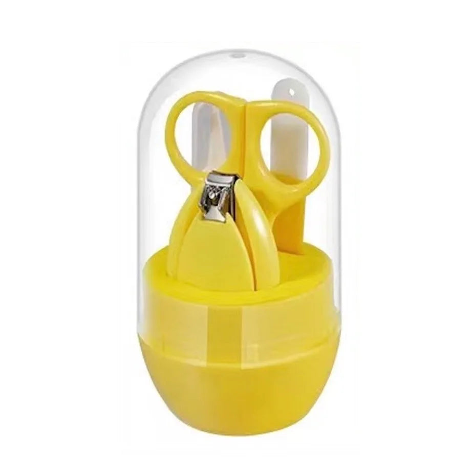 4pcs Infant Baby Clipper Nail Set, Baby Grooming Kit, 4-in-1 Baby Care Set, Baby Nail Clipper, Scissors, Nail File, Tweezer