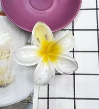 Five-petal flower Summer Super Fairy Vacation style frangeria Grab clip Shark Clip Acrylic flower hair grab hair accessories bac - BlissFully