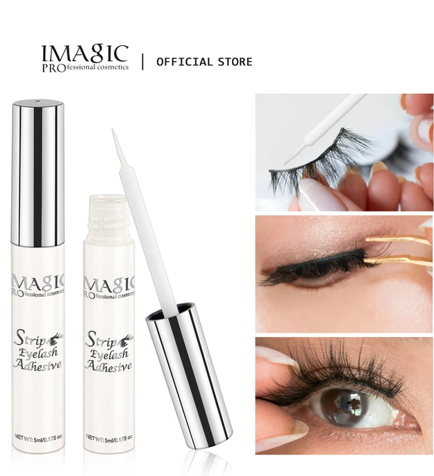 IMAGIC 5ML New False Eyelash Glue Primer Waterproof Long Lasting Quick Dry Extension Easy Remover pegamento pestañas Makeup Tool