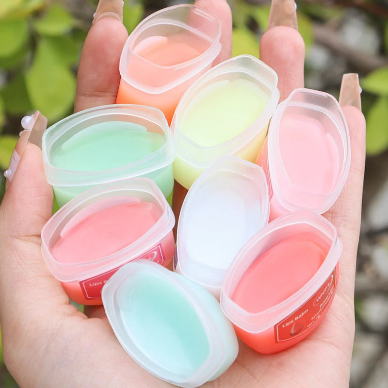 4/6/8pcs Moisturizing Lip Balm Sets Lipstick Makeup Natural Plant Base Moisturizer Lip Balm Anti-Cracking Lips