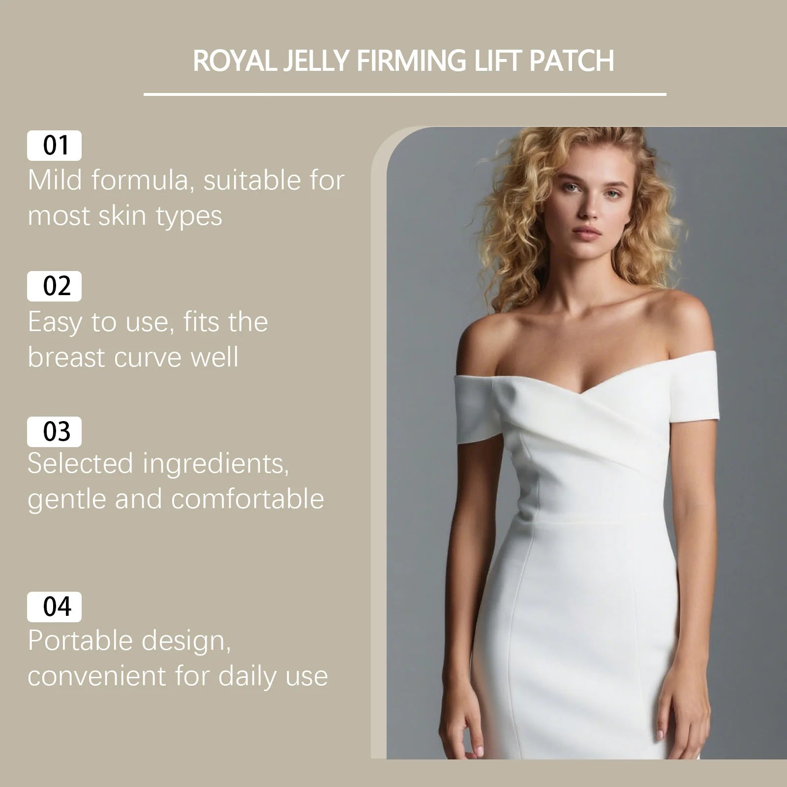 Breast Firming Lifting Patch Plumping Size Up Improve Breast Flat Prevent Sagging Shaping Tighten Bigger Breast Enhancer Patch