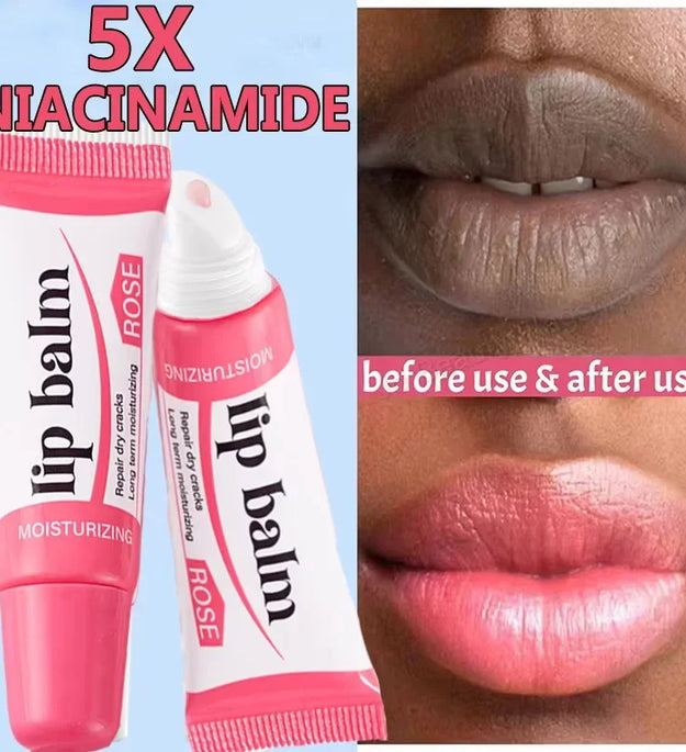 Fast Remove Dark Lip Balm Serum Lighten Melanin Lip Mask Exfoliating Fade Lip Lines Dead Skin Nourishing Repair Lip Care Makeup