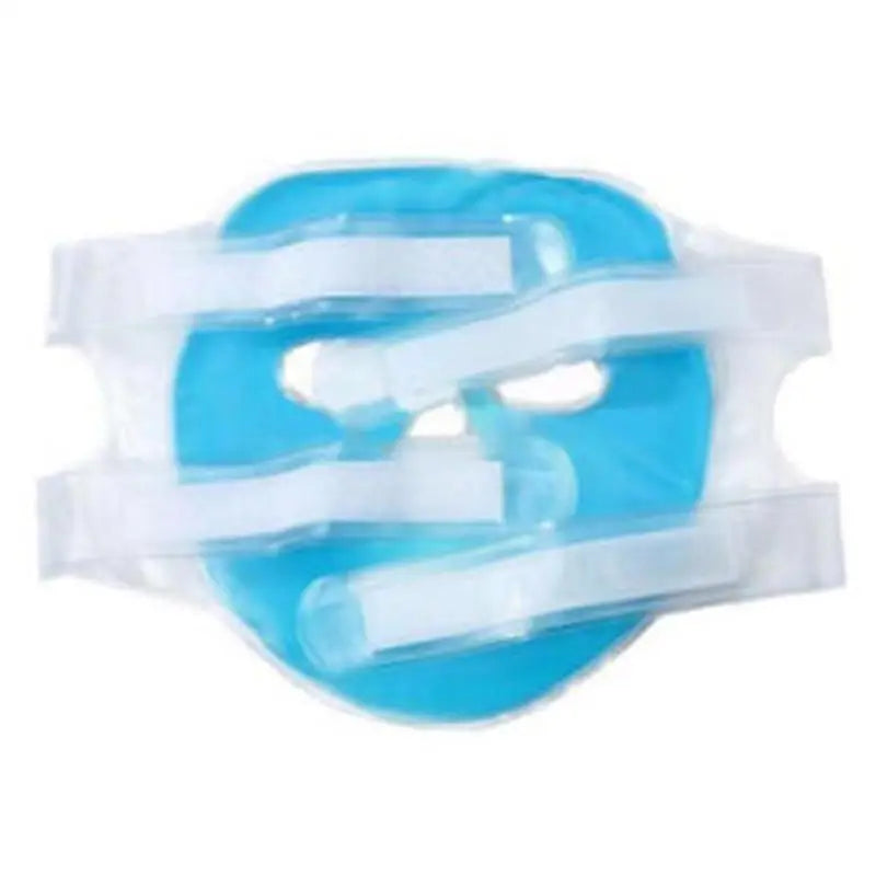 Cold Gel Face Mask Ice Compress Blue Full Face Moisturizing Cold With Relaxation Faicial Pack Face Pad