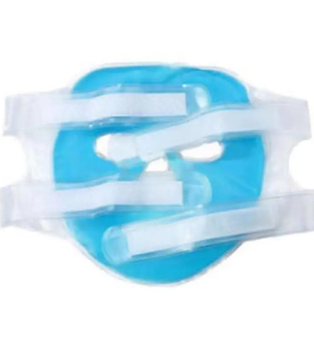 Cold Gel Face Mask Ice Compress Blue Full Face Moisturizing Cold With Relaxation Faicial Pack Face Pad