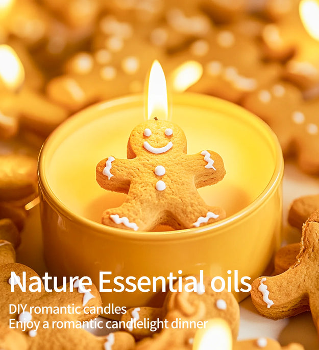 10ml 60ml Gingerbread Man Essential Oils Christmas fragrance DIY skincare oil massage oil candle Festival gifts
