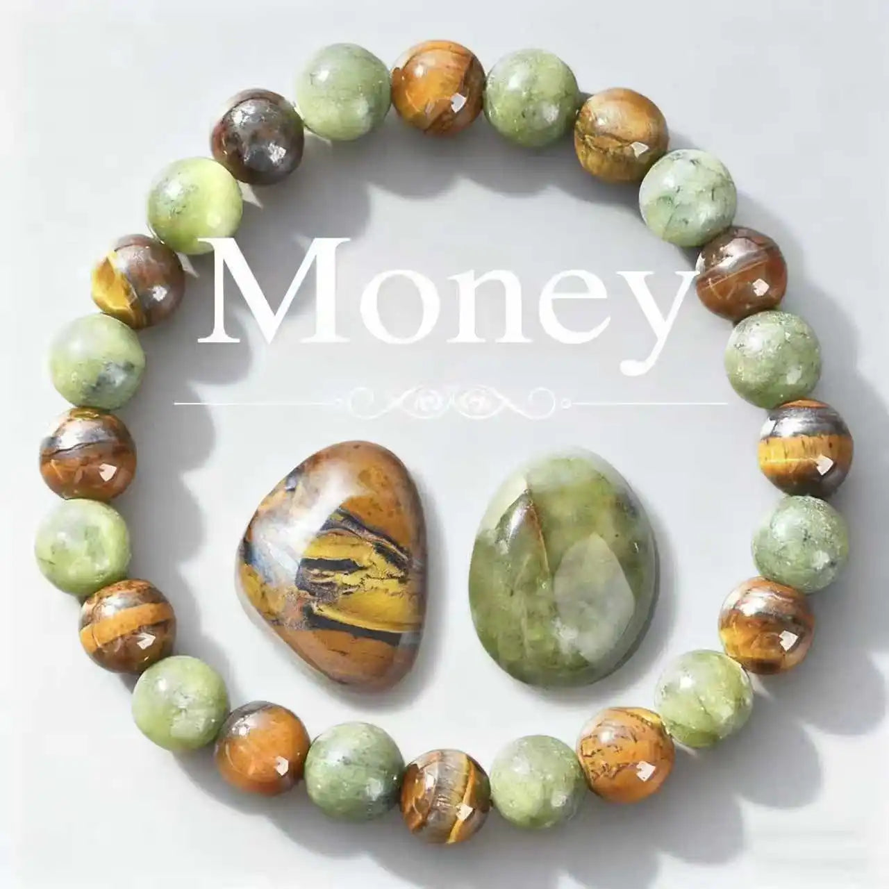 Prosperity and Abundance Healing Bracelet - Relaxing Bracelet to Enhance Personal Success Power and Health - BlissFully