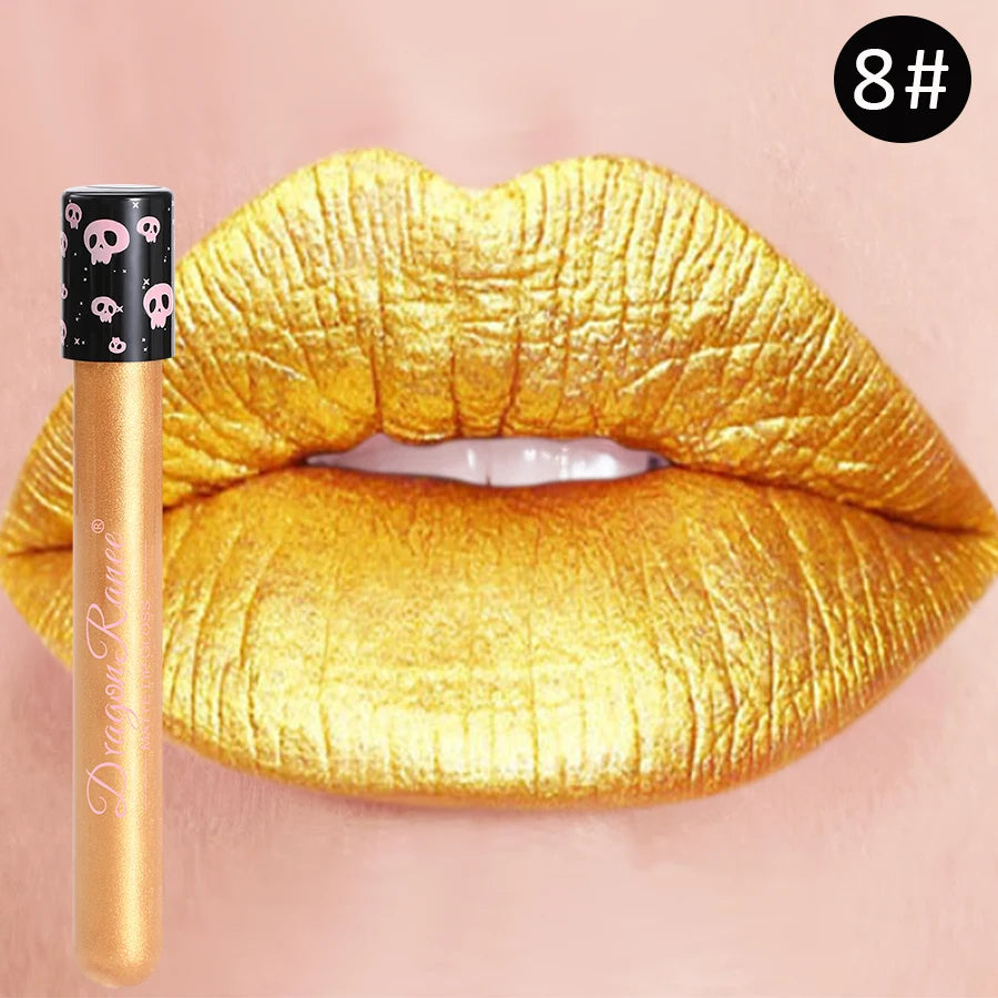 Colorful Lip Gloss Lip Glaze Tube Lip Glaze Lip Makeup Easy to Apply Waterproof Matte Lip Gloss Party Lip Makeup Lip Gloss Not Easy to Fade Lip Gloss