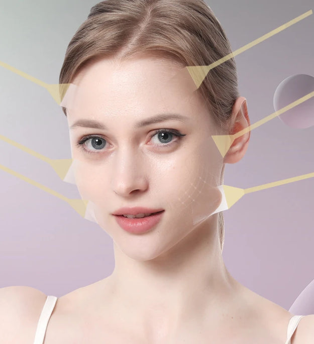 Invisible Facial Slimming Tape Wrinkle Removal Sticker Face Stickers Neck Eye Lifter Sticker Anti Aging Patch  Face Lift Tape - BlissFully