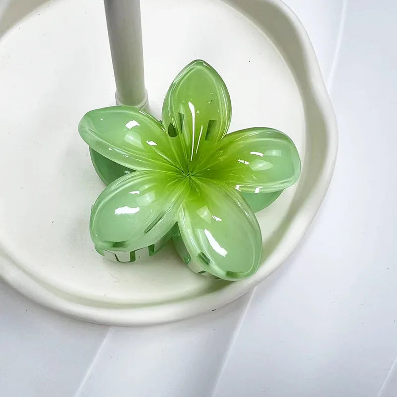 Large Flower Claw Clips For Women Fashion Hair Claw Hair Clamps Girls Matte Hairpins Sweet Headwear Barrette Hair Accessories