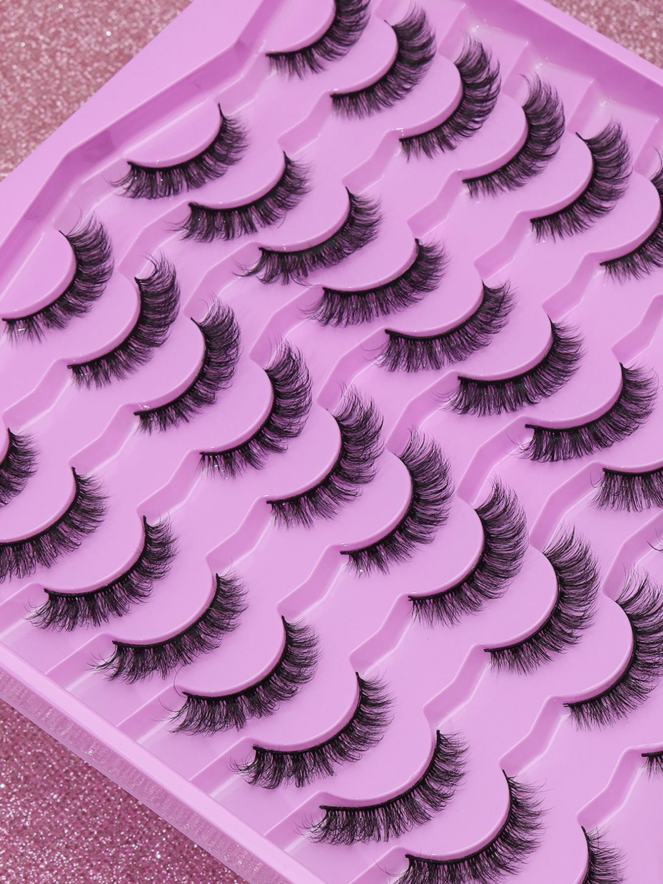 20 pairs natural False eyelashes fluffy soft dramatic 3D mink eye black thin and long eyelashes thick False eyelashes extended