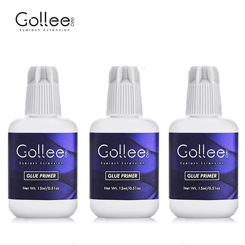 Gollee Super Bonder 1/3/5pcs Lash Longer Lasting Oilproof for golle Eyelash Extension Bonder Eyelash Enhance eyelash adhesion