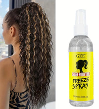 GZE Sleek Ponytail Freeze Spray - Long Lasting Hold, Frizz Control, and Shine - Non-Sticky Formula for Professional Looking - BlissFully