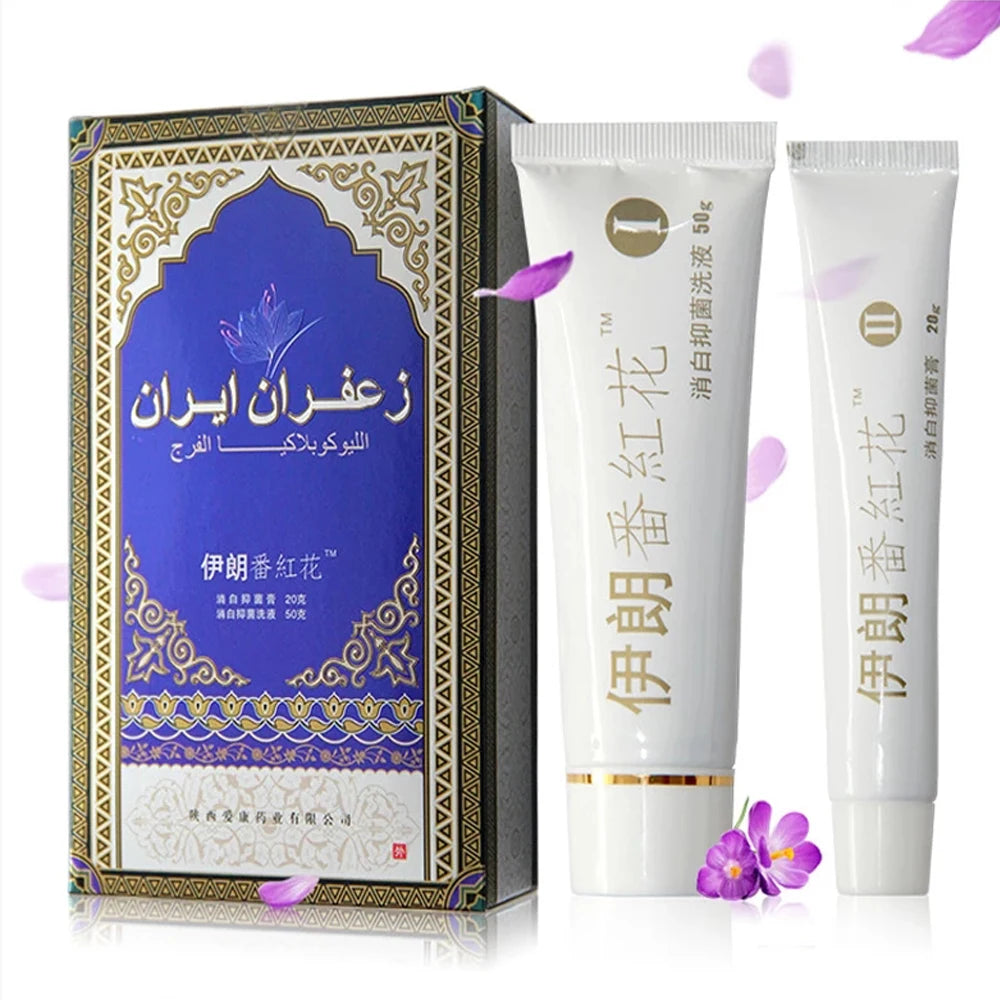 Cream White Iranian Saffron Cream Vulva leukoplakia Iran Vagina care Repair Massage Cream Feminine Intimate Hygiene Health Care