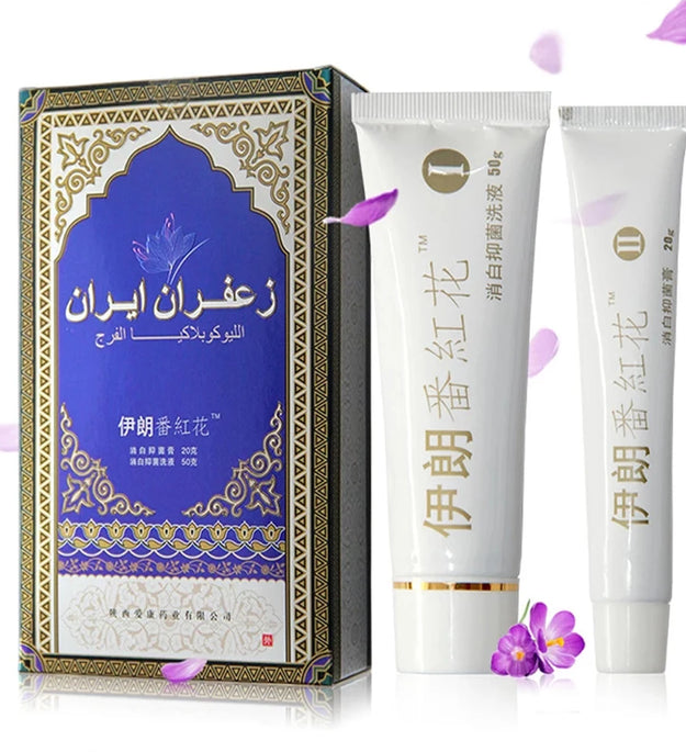 Cream White Iranian Saffron Cream Vulva leukoplakia Iran Vagina care Repair Massage Cream Feminine Intimate Hygiene Health Care