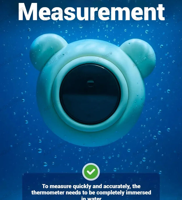 AiQUE Touch control Baby Bath Temperature Monitor LED Display Bath Thermometer Cartoon Digital Water Temperature Meter