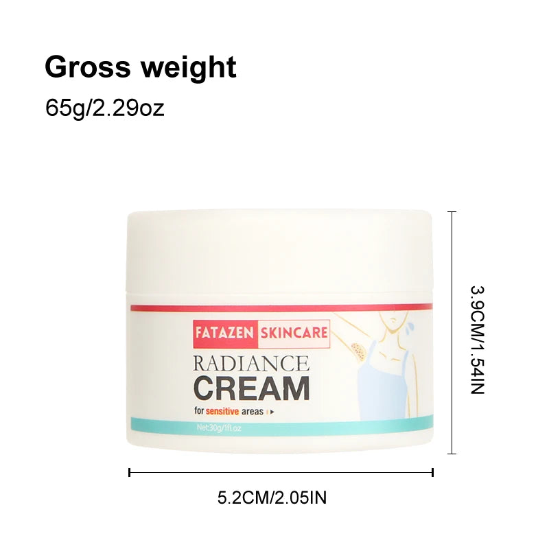 30g/1pcs Underarm Whitening Cream,Enhances Skin Radiance,Dark Spot Fading,Suitable For Inner Thighs,Armpits,Knees And Elbows