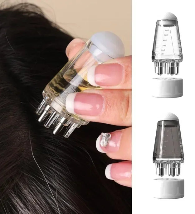 Mini Portable Scalp Applicator Liquid Comb Hair Roots Massage Medicine Comb Hair For Hair Growth Serum Oil Nourish