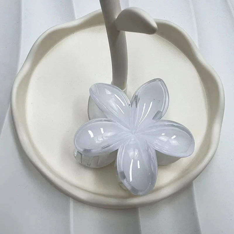 Large Flower Claw Clips For Women Fashion Hair Claw Hair Clamps Girls Matte Hairpins Sweet Headwear Barrette Hair Accessories