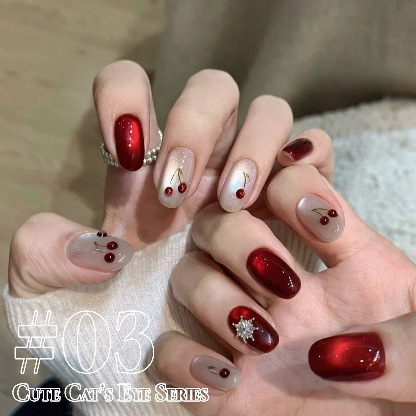 MIANEL 12ML 2026 Maillard Black Brown Cat Eye Gel Nail Polish Black Nails White Nails Nail Art Red Nails 1-21pcs