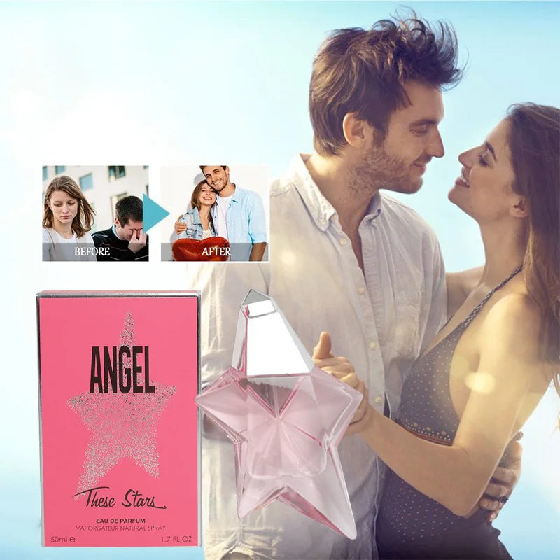 Angel Eau De Parfum Refillable Spray Standing Star 50ml New Muler Pheromone Elegant Charm Fresh Natural Vitality Perfume Spray