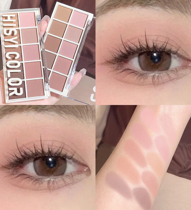 Star Rejuvenation Ten-Color Eye Shadow Pearl Matte Pink Pure Desire Powder Brown Plate Gentle Daily Cheap Makeup