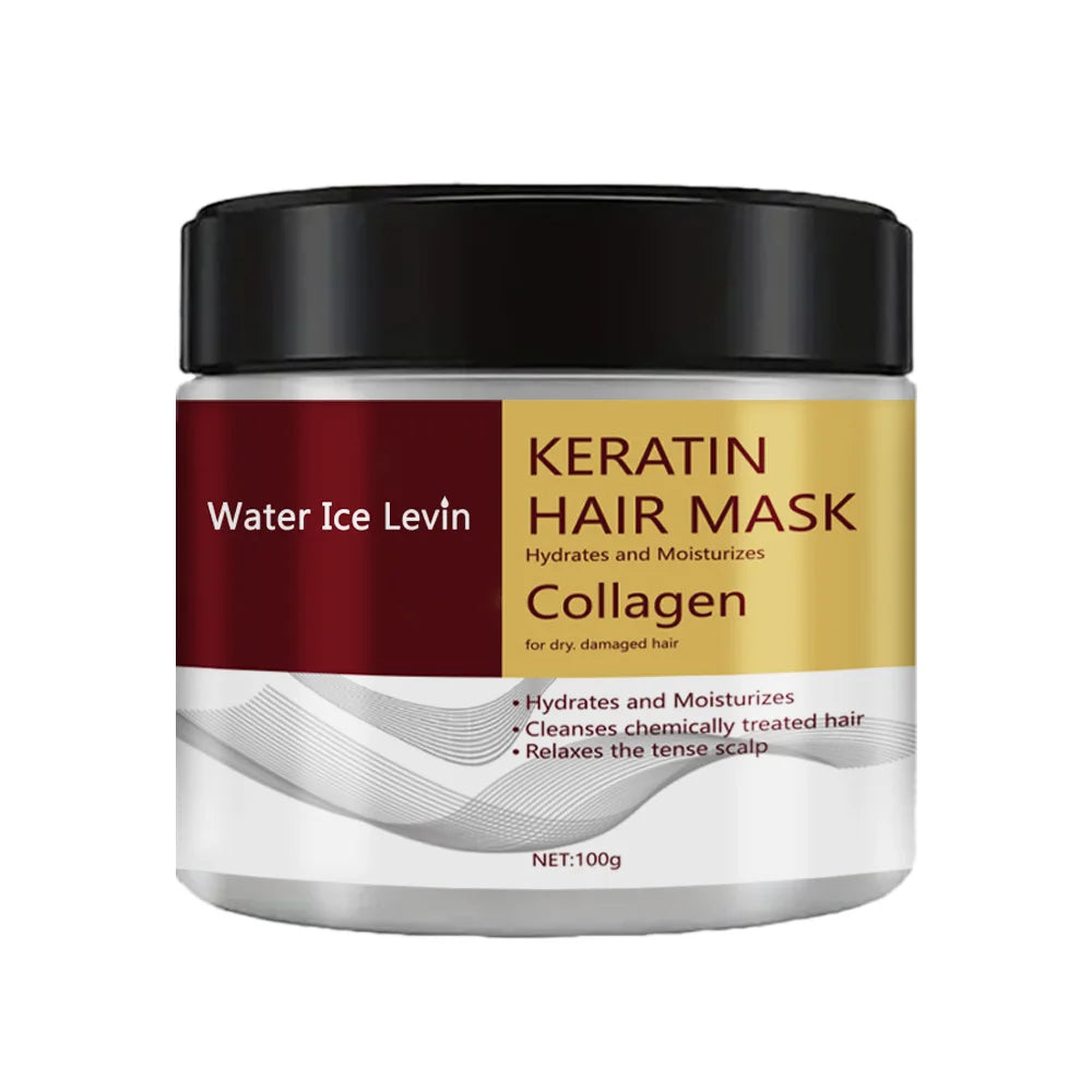 Collagen Keratin Hair Mask Dual Oil Control Moisturizer Conditioner Soft Smooth Frizz Damaged Repair Revitalize Hair Care - BlissFully