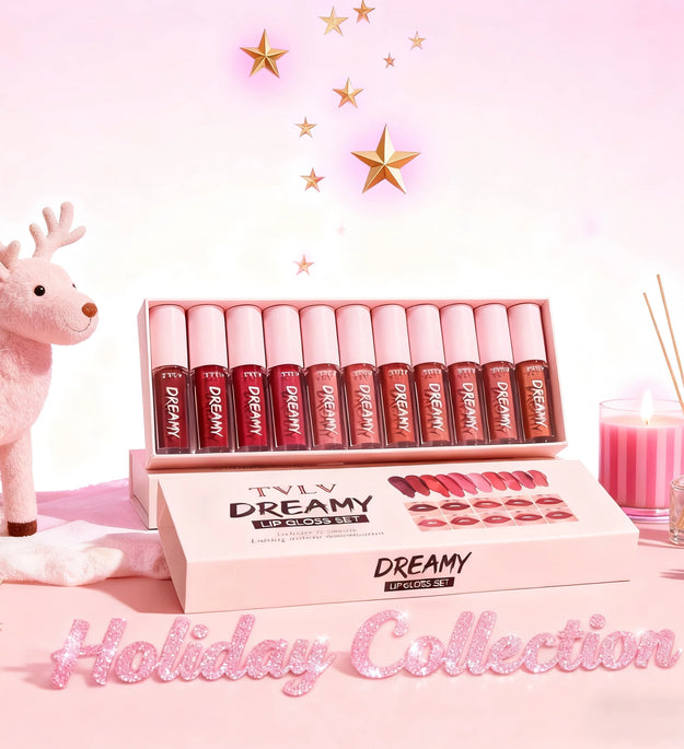 10 Color Mouth Red Lip Glaze Makeup Set, Exquisite, Practical, Comfortable, Portable, Easy To Apply Makeup Set Christmas gift