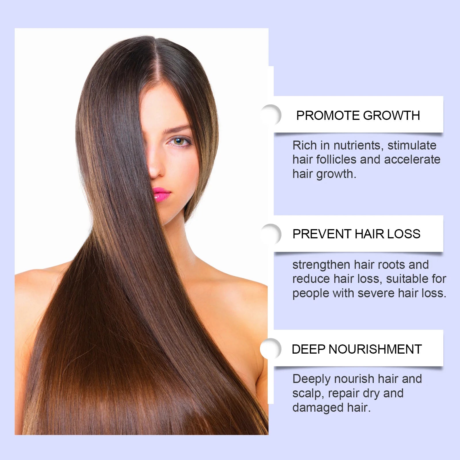 Anti Hair Loss Spray Nourish Scalp Reduce Frizz Improve Sparse Prevent Baldness Thick Hair Growth Oil Damaged Hair Repair Serum